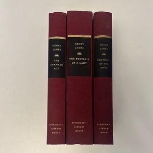 Barnes & Noble Henry James Maroon and Black Coffee Table Books
